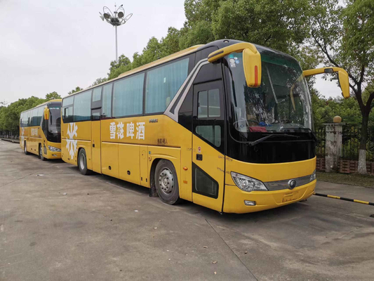 مقعد فاخر لكبار الشخصيات يستخدم حافلات Yutong ZK6119 Coach 46 مقعدًا Rhd محرك خلفي مزدوج الباب