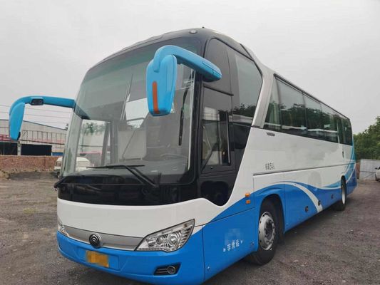 54 مقعدًا تستخدم Yutong Coach Buses LHD Rear Weichai Engine 247kw ZK6122HT5 Passenger