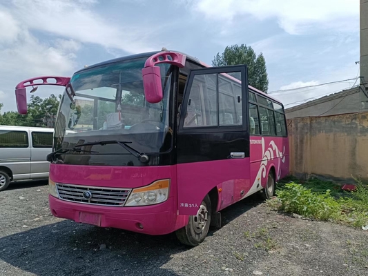 2016 سنة 31 مقاعد تستخدم حافلة صغيرة Yutong Bus ZK6752D مع محرك أمامي للنقل