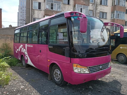 2016 سنة 31 مقاعد تستخدم حافلة صغيرة Yutong Bus ZK6752D مع محرك أمامي للنقل