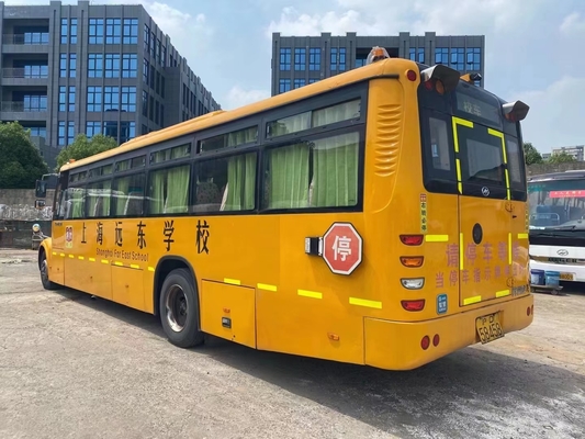 Higer Used School Bus Coach KLQ6116 Yuchai Engine 147kw 2 + 3layout 48seats