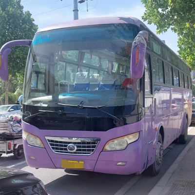 49 مقعدًا تستخدم الباصات السياحية Rhd Front Engine Yutong ZK6102D Plate Spring Suspension