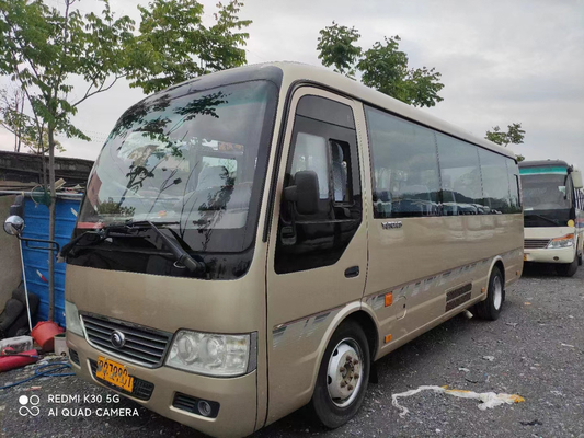 مستعمل Yutong Coaster Bus 21seats Automatic Door Front Engine ZK6708