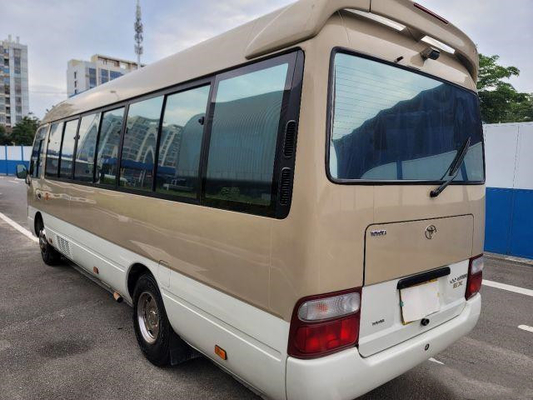 29seats مستعملة Toyota Coaster Bus Mini Van Coach Bus تستخدم محرك البنزين 2TR