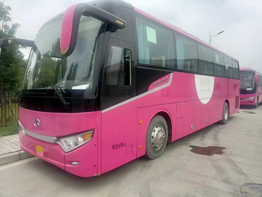 حافلة سياحية مستعملة Kinglong XMQ6112 كيس هوائي معلق 49 مقعدًا للسيارة الكهربائية الهجينة
