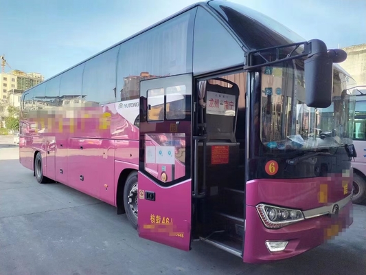 2017 سنة 46 مقعد مستعملة محرك ديزل Yutong Bus ZK6128 في حالة جيدة