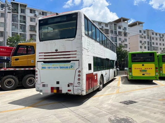 Zk6116HG تستخدم حافلة السفر Yutong 86/78 شخصًا مستعملًا بحافلة المدينة ذات الطابقين