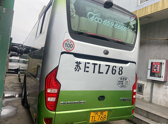 ديزل فاخر يستخدم Yutong Passenger Bus 50 مقعدًا بحالة جيدة Yuchai