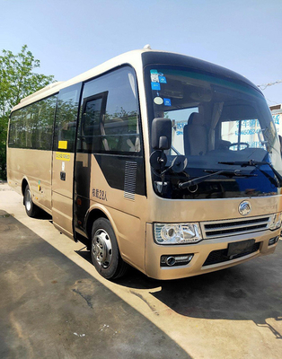 28 مقعدًا حافلة سياحية مستعملة محرك اليد اليسرى Yutong مدينة Zk6729