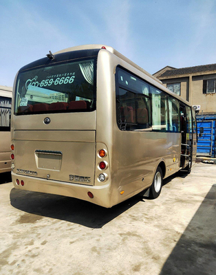 28 مقعدًا حافلة سياحية مستعملة محرك اليد اليسرى Yutong مدينة Zk6729