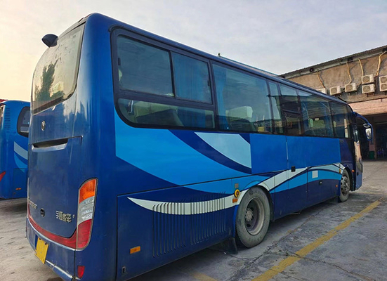 39 مقعدًا Rhd Lhd تستخدم حافلة ركاب Yutong مستعملة عالية الكفاءة