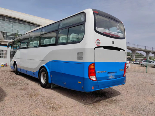 ZK6107 باب واحد يستخدم Yutong Coach Bus 47 مقعدًا للركاب الأيسر