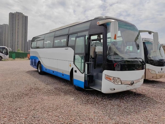 ZK6107 باب واحد يستخدم Yutong Coach Bus 47 مقعدًا للركاب الأيسر