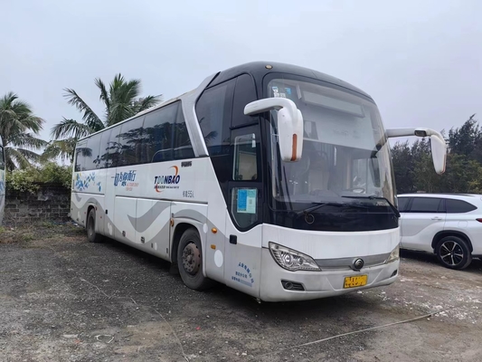 الحافلة القديمة 55 مقعدًا يونغ تونغ حافلة zK6122 محرك Yuchai 243kw 2014-2016 4 حافلات في المخزون