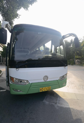 حافلة سياحية فاخرة تستخدم Kinglong 50 مقعدًا Rhd Lhd Passenger Transportation Euro 3 Diesel Bus