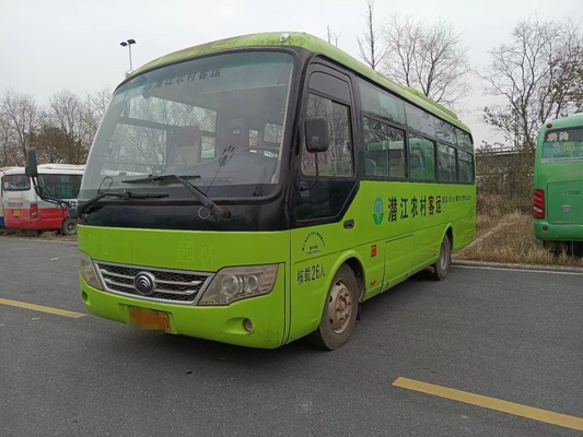 حافلة صغيرة مستعملة ZK6729d Youtong Front Engine Yuchai 4buses متوفرة 26 مقعدًا