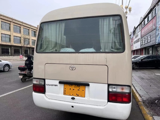 تويوتا كوستر حافلة مستعملة 29 مقعدًا 1 هرتز محرك اليد اليسرى اليابانية الأصلية