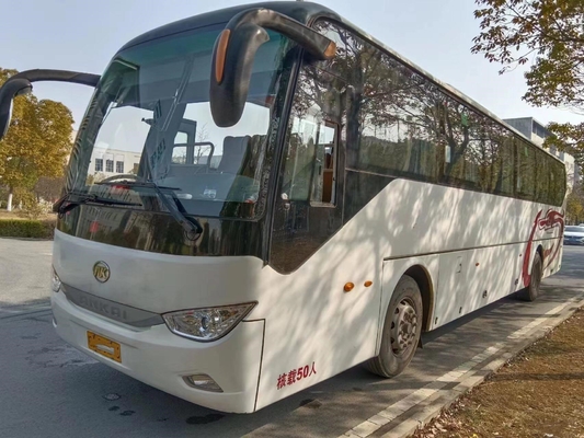 مستعملة حافلة مستعملة حافلة Yuchai Engine 50 مقعدًا أبواب مزدوجة Ankai HFF6129KDE5