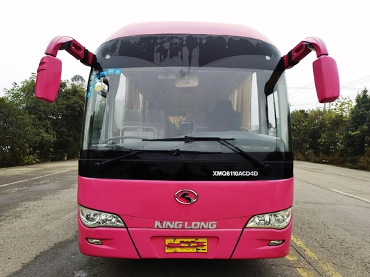 الحافلة مستعملة Kinglong حافلة مستعملة XMQ6110ACD4D 56 مقعدًا 2 + 3 تخطيط باب الركاب الأوسط