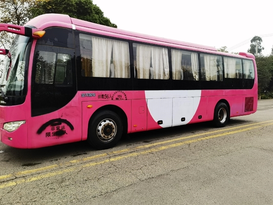 الحافلة مستعملة Kinglong حافلة مستعملة XMQ6110ACD4D 56 مقعدًا 2 + 3 تخطيط باب الركاب الأوسط