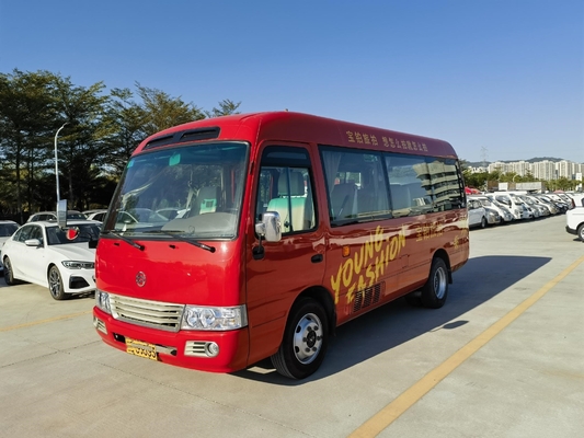 تستخدم حافلة صغيرة تستخدم Golden Dragon Bus XML6601J15 Front Engine 19 مقعدًا 2020 عام