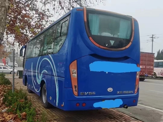 37 مقعدًا تستخدم الحافلات والحافلات Yuchai Engine المستخدمة Foton Bus BJ6850 محرك اليد اليسرى
