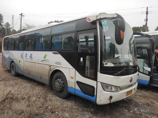 مستعملة Yutong Bus ZK6115 نافذة منزلقة 59 مقعدًا أبواب مزدوجة 2 + 3 تخطيط