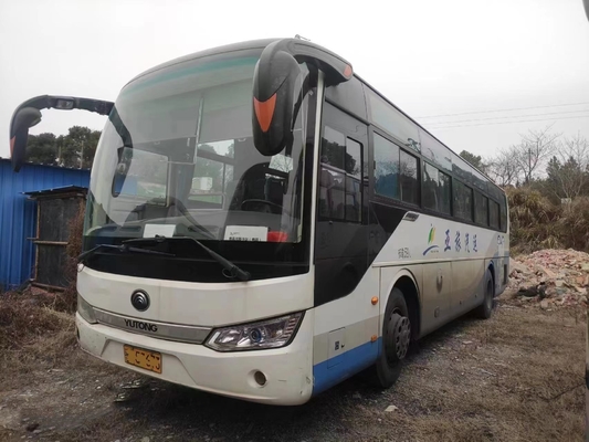 مستعملة Yutong Bus ZK6115 نافذة منزلقة 59 مقعدًا أبواب مزدوجة 2 + 3 تخطيط