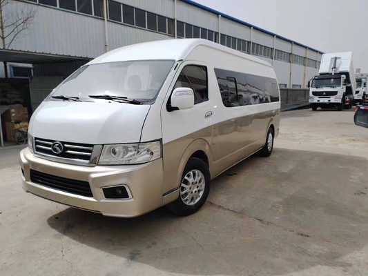 حافلة صغيرة رخيصة مستعملة 18 مقعدًا تستخدم Kinglong Hiace Bus Front Engine Vehicle TV