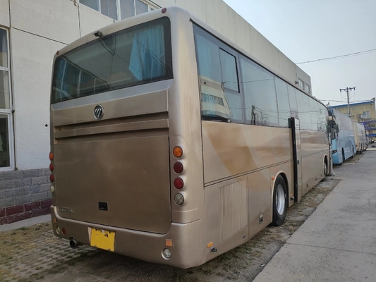 مستعملة حافلة تجارية أبواب مزدوجة 53 مقعدًا محرك Yuchai 330hp مستعمل Foton BJ6120