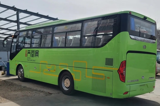الحافلة المستعملة والحافلة Yuchai Engine Sliding Window 36 مقعدًا في الباب الأوسط Ankai Bus HFF6909