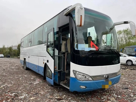 مستعملة حافلة Weichai Engine 270hp 51 مقعدًا تستخدم Yutong Bus ZK6119 نافذة مانعة للتسرب 11500 كجم وزن فارغ