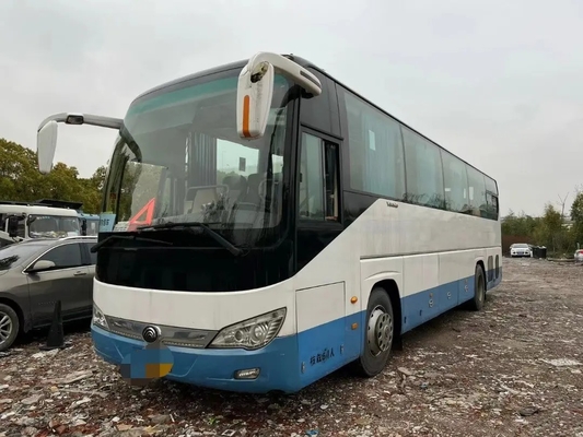 مستعملة حافلة Weichai Engine 270hp 51 مقعدًا تستخدم Yutong Bus ZK6119 نافذة مانعة للتسرب 11500 كجم وزن فارغ