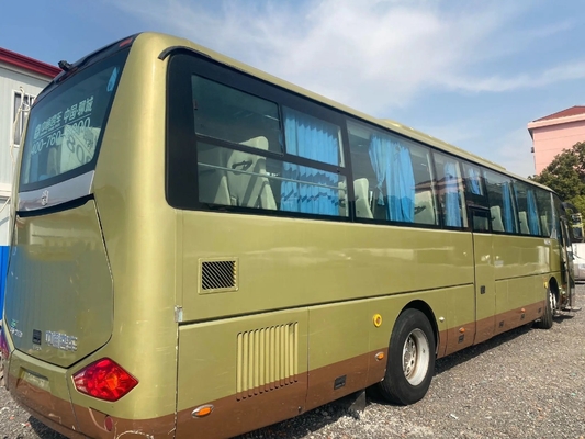 حافلة مستعملة 55 مقعدًا 330hp محرك Wechai أبواب مزدوجة نافذة مانعة للتسرب تستخدم Zhongtoong Bus LCK6120