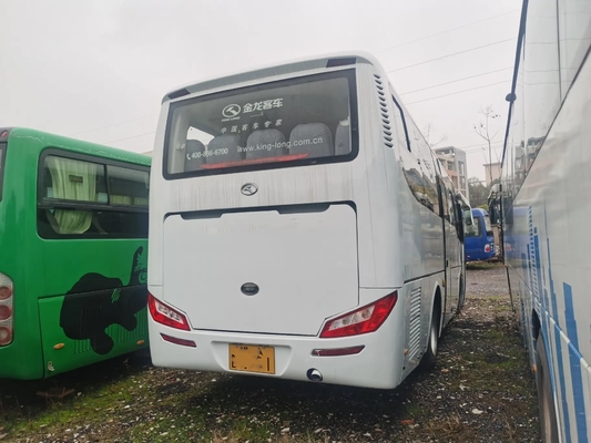 مستعملة محرك ديزل ناقل حركة يدوي Yuchai محرك 31 مقعدًا لإغلاق النافذة 2nd Hand Kinglong Bus XMQ6802