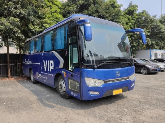 2nd Hand Bus Yuchai Engine 220hp 38 مقعدًا لإغلاق النوافذ 8.7 متر تستخدم Golden Dragon Bus XML6887