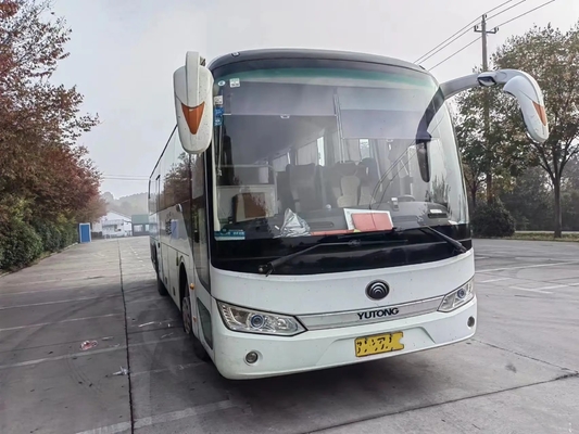 حافلة مكوكية مستعملة 47 مقعدًا Yuchai 6 سلندرات مكيف هواء للمحرك 10.7 متر مستعمل يونغ تونغ ZK6115