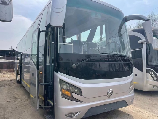 حافلة سياحية مستعملة 48 مقعدًا مقصورة أمتعة كبيرة أبواب مزدوجة 12 متر تستخدم Golden Dragon XML6126