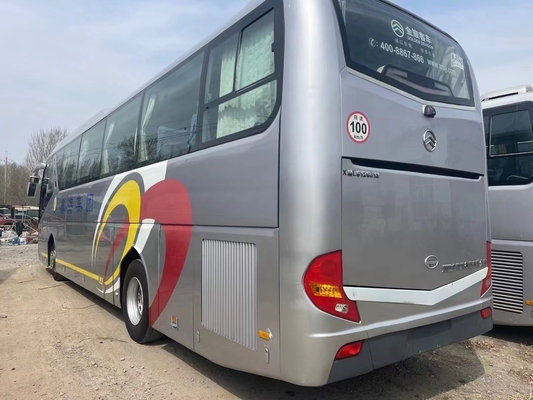 حافلة سياحية مستعملة 48 مقعدًا مقصورة أمتعة كبيرة أبواب مزدوجة 12 متر تستخدم Golden Dragon XML6126