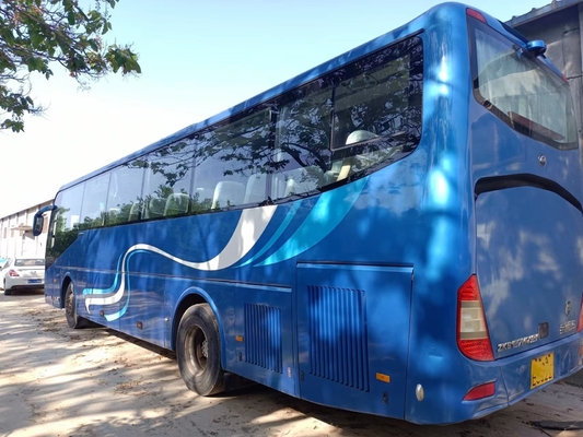 مستعملة حافلة سياحية Weichai Engine 55 مقعدًا أبواب مزدوجة نافذة مانعة للتسرب 11.5 متر تستخدم Young Tong ZK6127