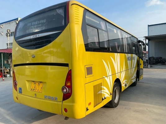 مستعملة City Bus Yuchai Engine 4 سلندر 31 مقعدًا نافذة منزلقة باب يتأرجح خارجي مستعمل KLQ6755