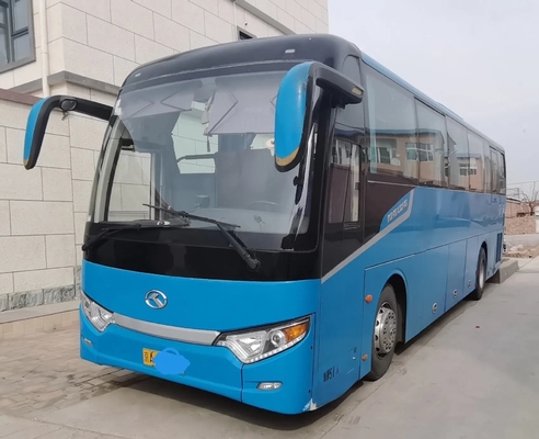 الحافلة القديمة 51 مقعدًا Yuchai Engine Leaf Spring 11 متر نافذة مانعة للتسرب تستخدم Kinglong XMQ6112