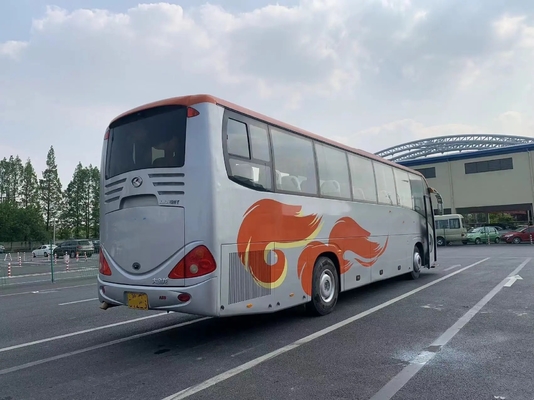 الحافلة المستعملة EURO III 55 مقعدًا ، نافذة مانعة للتسرب ، ستة أسطوانات ، محرك Yuchai مستعمل Kinglong Bus XMQ6126
