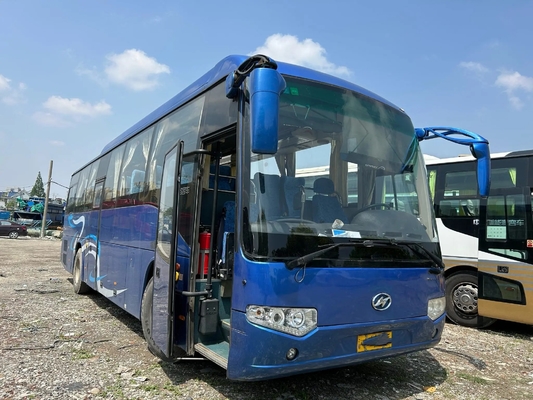 حافلة مستعملة في الباب الأوسط 47 مقعدًا 80٪ محرك Yuchai جديد LHD / RHD 11 متر تستخدم Higer Bus KLQ6119