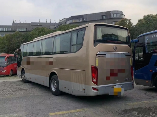 حافلة كوتش مستعملة 90٪ جديدة 48 مقعد محرك اليد الثانية Golden Dragon XML6112 Weichai Engine 100km / H.