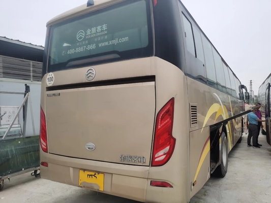 حافلة محرك الديزل 50 مقعدًا محرك Weichai 245hp تستخدم Golden Dragon XML6112 Leaf Spring باب واحد مع تكييف