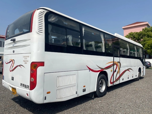 مقصورة أمتعة للحافلات والحافلات مستعملة ببابين و 53 مقعدًا لإغلاق النافذة مع محرك اليد اليسرى Higer Bus KLQ6129