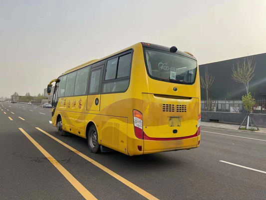 حافلات السيارات المستعملة 35 مقعدًا 2015 سنة ، باب الركاب الفردي ، النقل لمسافات طويلة ، تستخدم Youngtong Bus ZK 6808