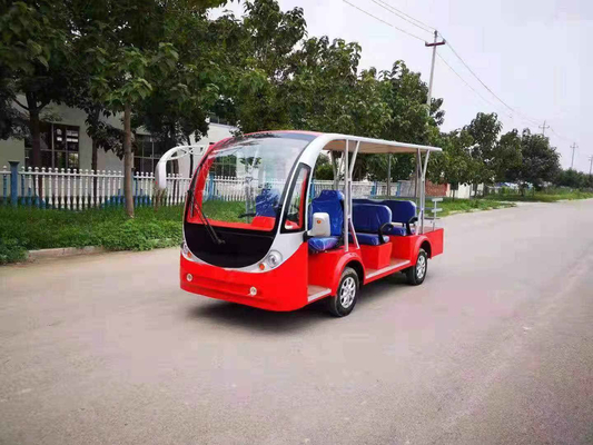 حافلة ترانزيت مستعملة 6-16 مقعدًا كهربائية حافلة لمشاهدة معالم المدينة بطارية خالية من الرصاص الحمضية صيانة 80-100 كم المسافة