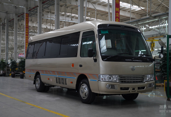 تستخدم حافلة العبور Golden Dragon Coaster Minibus 23 Seats CNG Engine